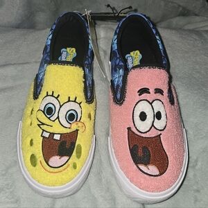 SpongeBob SquarePants Yellow and Pink Character Shoes